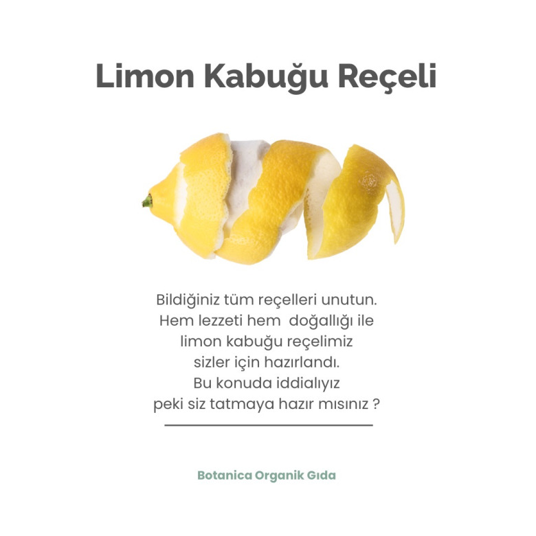Limon Kabuğu Reçeli 